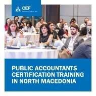 Public Accountants Certification Training in North Macedonia