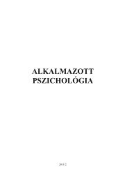 letöltése (PDF) - Alkalmazott Pszichológia - Eötvös Loránd ...