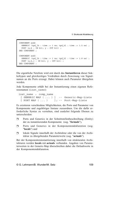 Schaltungsdesign mit VHDL