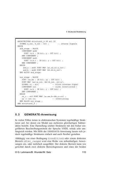 Schaltungsdesign mit VHDL