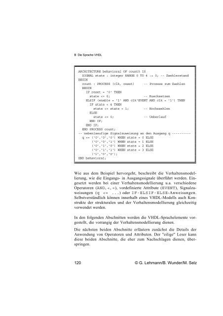 Schaltungsdesign mit VHDL