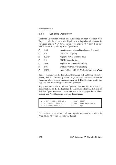 Schaltungsdesign mit VHDL