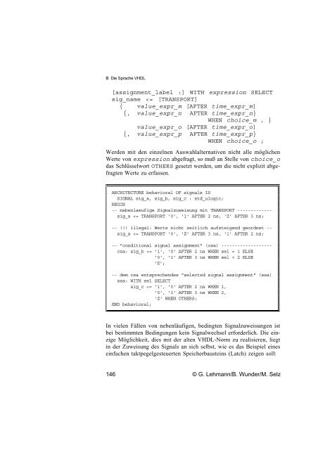 Schaltungsdesign mit VHDL