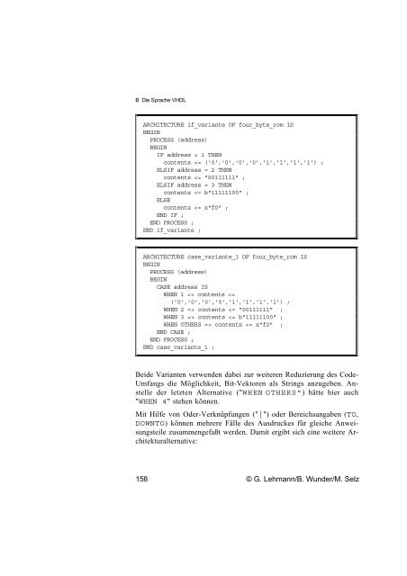 Schaltungsdesign mit VHDL