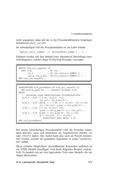 Schaltungsdesign mit VHDL