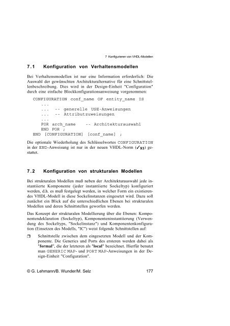 Schaltungsdesign mit VHDL