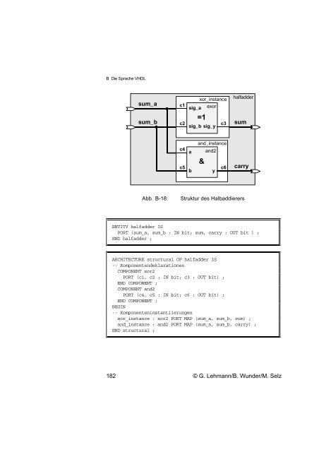 Schaltungsdesign mit VHDL