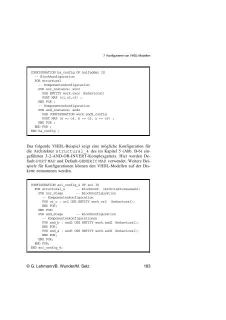 Schaltungsdesign mit VHDL