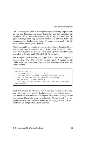 Schaltungsdesign mit VHDL