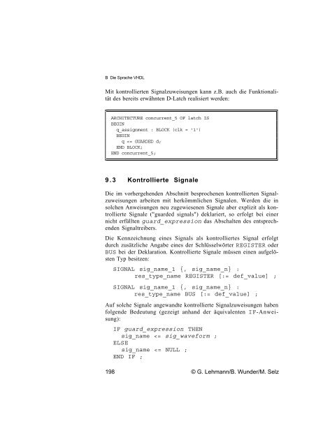 Schaltungsdesign mit VHDL