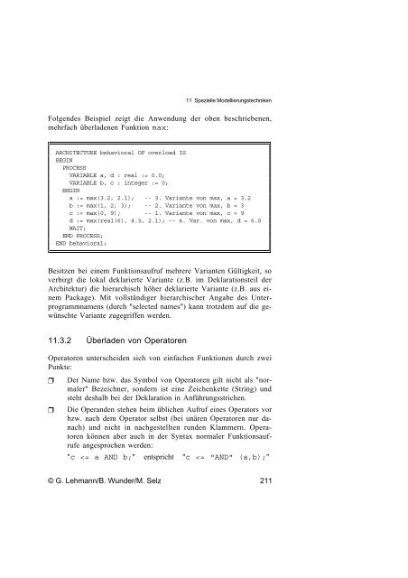 Schaltungsdesign mit VHDL