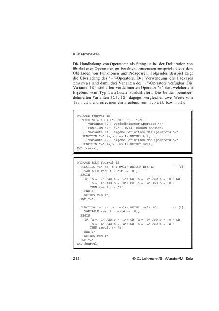 Schaltungsdesign mit VHDL