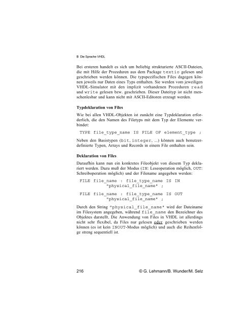 Schaltungsdesign mit VHDL