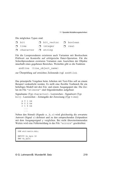 Schaltungsdesign mit VHDL