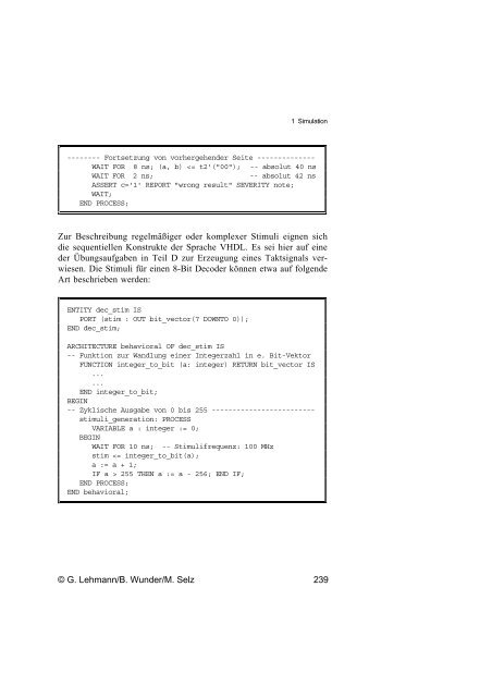 Schaltungsdesign mit VHDL