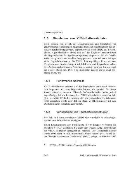 Schaltungsdesign mit VHDL