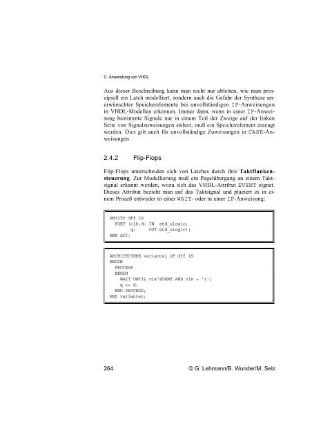 Schaltungsdesign mit VHDL