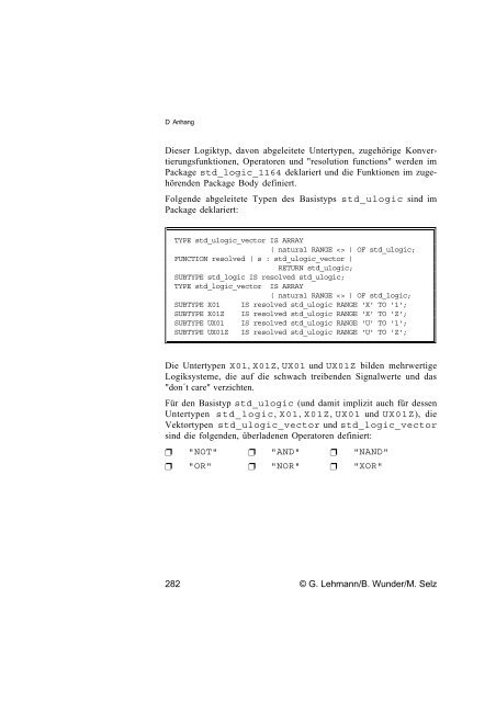 Schaltungsdesign mit VHDL