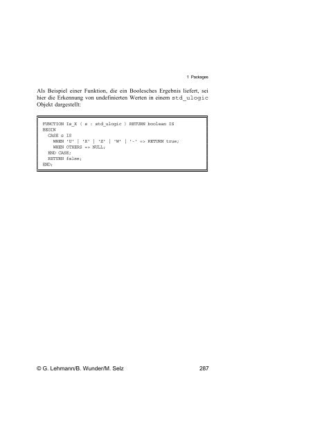 Schaltungsdesign mit VHDL