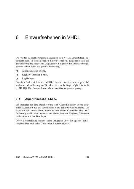 Schaltungsdesign mit VHDL