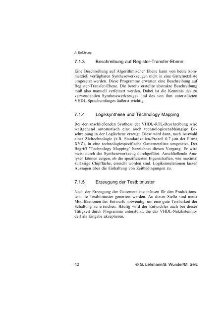 Schaltungsdesign mit VHDL