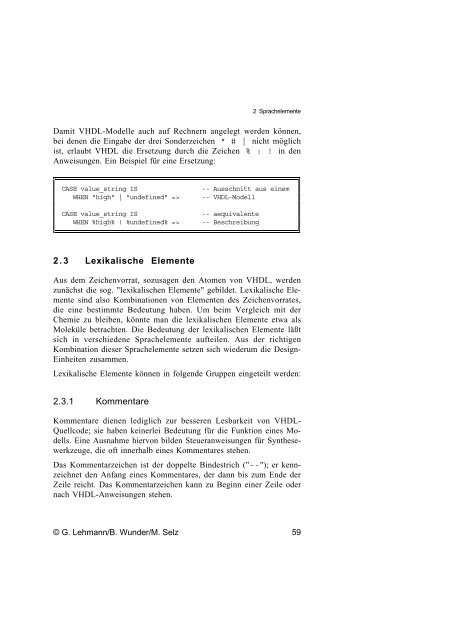 Schaltungsdesign mit VHDL