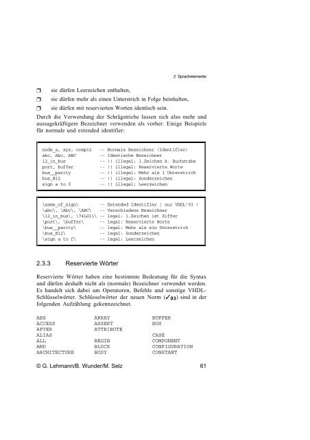 Schaltungsdesign mit VHDL