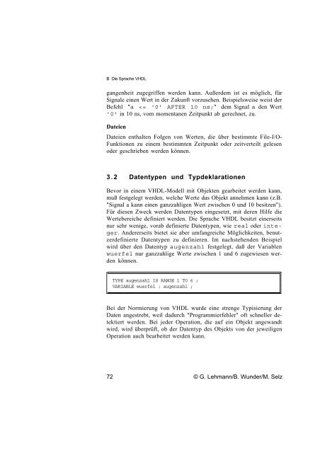 Schaltungsdesign mit VHDL