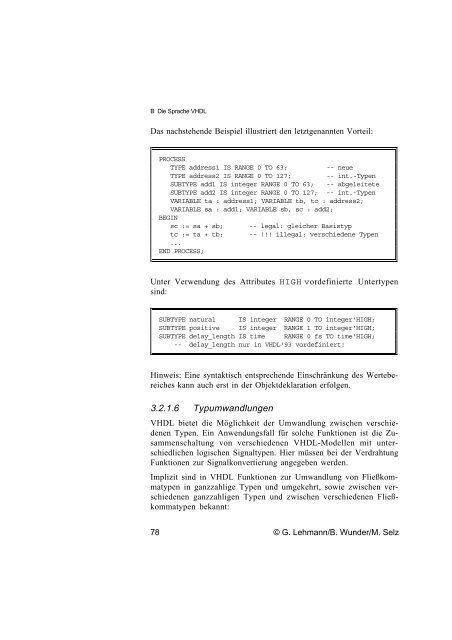 Schaltungsdesign mit VHDL