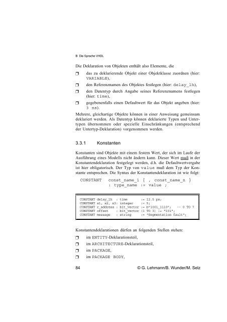 Schaltungsdesign mit VHDL