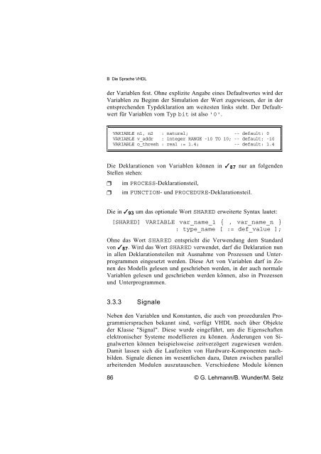 Schaltungsdesign mit VHDL