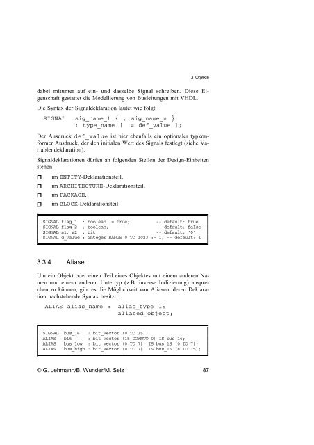 Schaltungsdesign mit VHDL