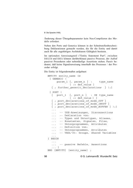 Schaltungsdesign mit VHDL