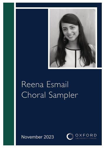 Reena Esmail Choral Sampler