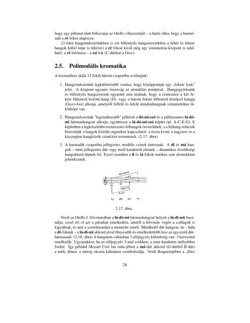 2. fejezet A zenei szimmetriákról - Ludens - Eötvös Loránd ...