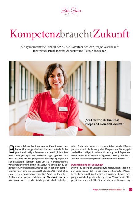 10 Jahre PflegeGesellschaft Rheinland-Pfalz