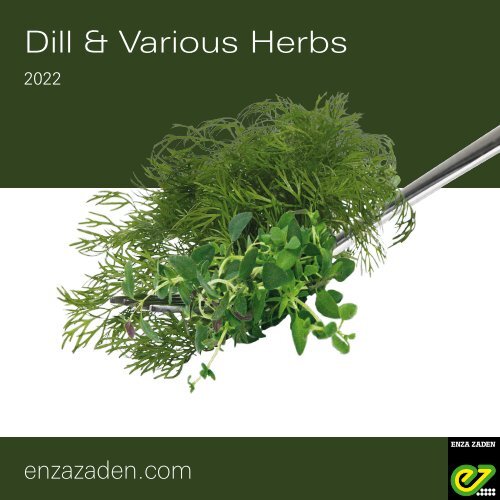 Leaflet Dill & Various Herbs 2022