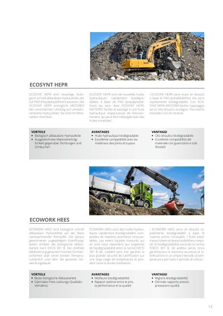 HYDRAULIC OILS Brochure DE FR IT