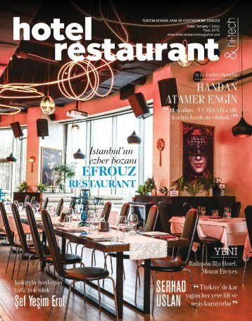 Hotel Restaurant & hi-tech Ocak 2022