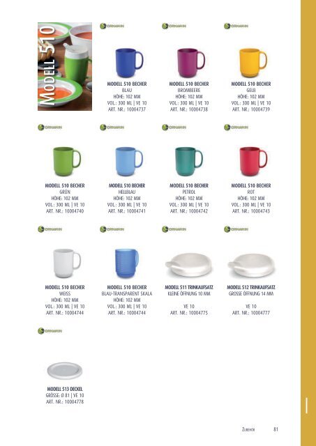 Table Z-Careware Katalog 2021