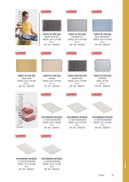 Table Z-Careware Katalog 2021