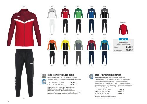 Jako Teamwear Katalog 2024