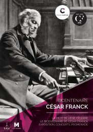 Brochure du bicentaire de César Franck