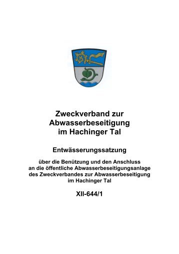 Zweckverband zur Abwasserbeseitigung im Hachinger Tal