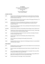 Tal Simmons CV - Institute of Archaeology