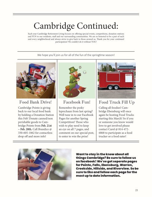 CAMBRIDGE TIMES WINTER 2022: ILLUMINATE!!!