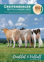 Greifenberger Mitteilungen 2022