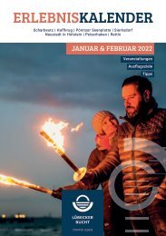 Erlebniskalender Luebecker Bucht Januar & Februar 2022