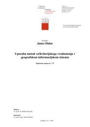 Janez Dular Uporaba metod večkriterijskega vrednotenja v ...