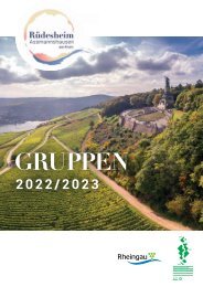 Rüdesheim für Gruppen 2022